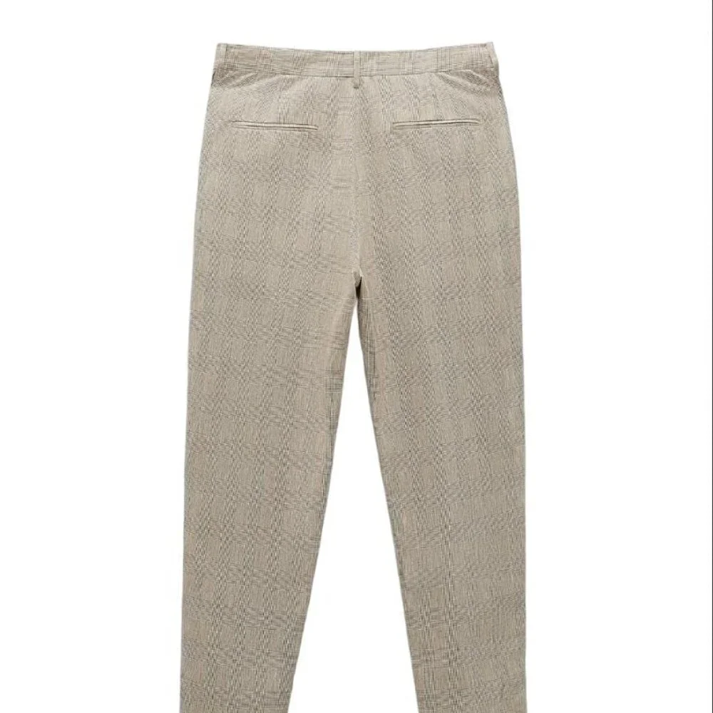 ZARA PLAID SUIT PANTS GRAY SIZE M 0029/331/707